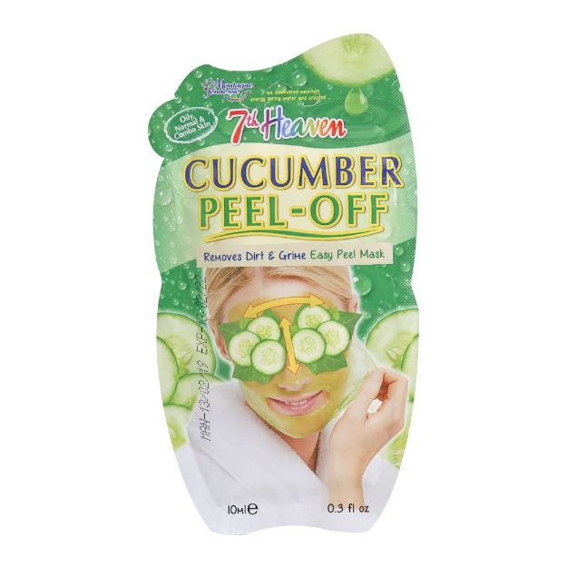 ماسک-لایه-ای-خیار-مونته-ژنه-حجم-10-میلی-لیتر---Montagne-Jeunesse-7th-Heaven-Cucumber-Peel-Off-Mask-10-ml