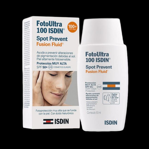 فلوئید-ضد-آفتاب-فتو-اولترا-اسپات-ایزدین-SPF100-مناسب-پوست-دارای-لک-۵۰-میلی-لیتر---Isdin-Foto-Ultra-Spot-Prevent-Fusion-Fluid-SPF100+-50-ml