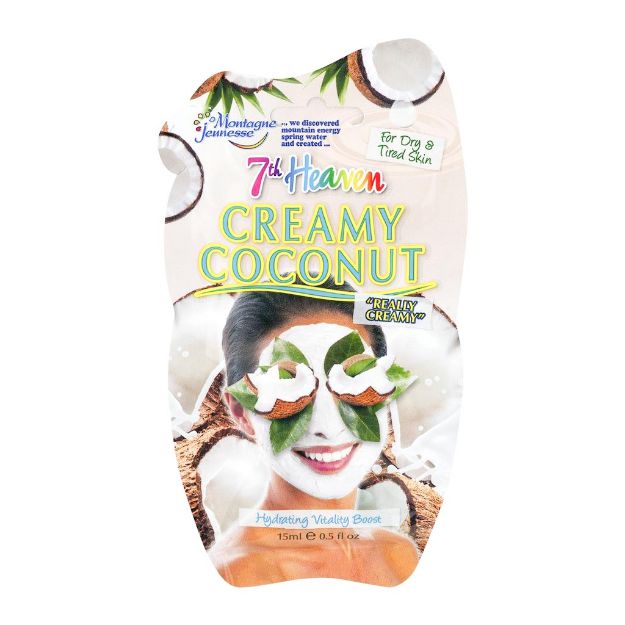 ماسک-کرمی-عصاره-نارگیل-مونته-ژنه-سری-7th-Heaven-حجم-15-میلی-لیتر---Montagne-Jeunesse-7th-Heaven-Creamy-Coconut-Mask-15-ml