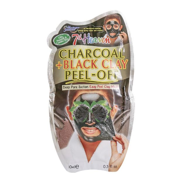 ماسک-زغال-و-خاک-رس-سیاه-مونته-ژنه-10-میلی-لیتر---Montagne-Jeunesse-7th-Heaven-Charcoal-and-Black-Clay-Mask-10-ml