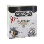 کاندوم تاخیری و خاردار شادو مدل Platinum بسته 3 عددی - Shadow Platinum Condom 3 Pcs