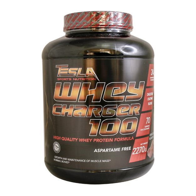 پروتئین وی شارژر 100 درصد تسلا 2270 گرم - Tesla Whey Charger 100 Powder 2270 g