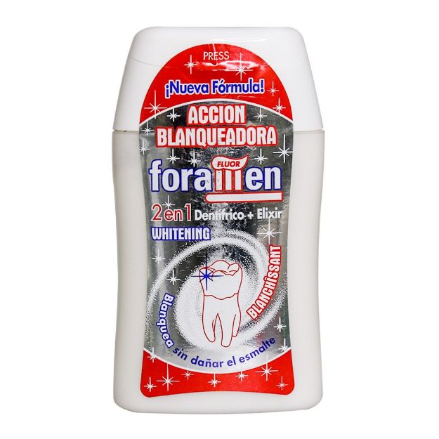 خمیر-دندان-و-دهانشویه-2-در-1-سفید-کننده-فورامن-100-میلی-لیتر---Foramen-Whitening-2-in-1-Mouth-Wash-Toothpaste-100-ml