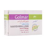 صابون-گیاهی-گل-ختمی-گلمر-نرم-و-لطیف-کننده-پوست-90-گرم---Golmar-Marshmallow-Soap-for-Skin-Care-90-g