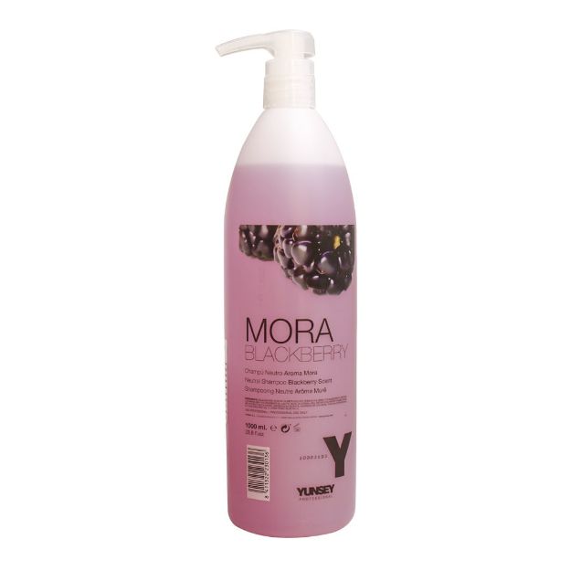 شامپو-تقویت-کننده-مو-مورا-یانسی-حاوی-عصاره-شاه-توت-1000-میلی-لیتر---Yunsey-Mora-Blackberry-Neutral-Shampoo-1000-ml