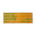 سافت ژل ویتامین D3 2000 واحد نکستایل 60 عدد - Nextyle Vitamin D3 1000 IU 60 Softgels