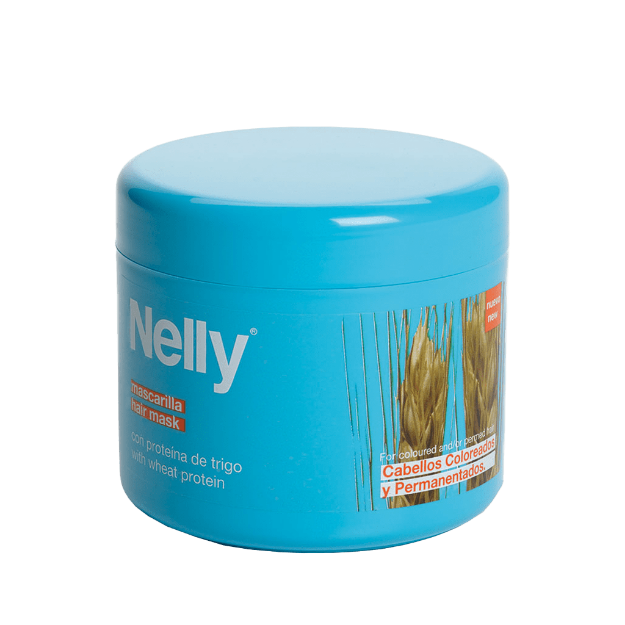 ماسک-مو-گندم-نلی-مخصوص-موهای-رنگ-شده-۵۰۰-میلی-لیتر---Nelly-Wheat-Protein-Hair-Mask-500-ml