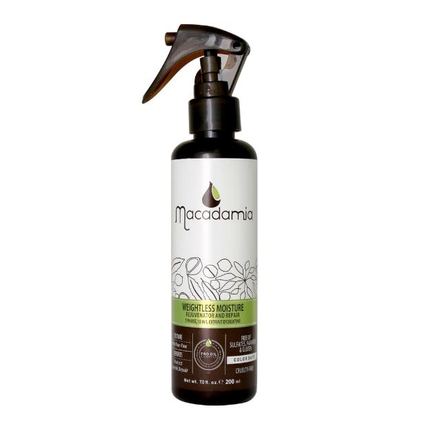 اسپری-10-کاره-نرم-کننده-موهای-رنگ-شده-ماکادمیا-200-میلی-لیتر---Macadamia-Weightless-Moisture-Conditioner-200-ml