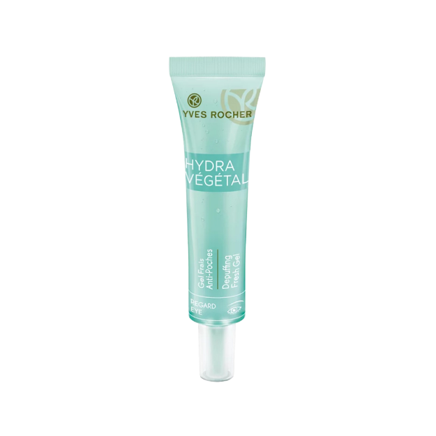 ژل-مرطوب-کننده-دور-چشم-هیدرا-وژتال-ایوروشه-۱۵-میلی-لیتر---Yves-Rocher-Hydra-Vegetal-Depuffing-Regard-Eye-15-ml