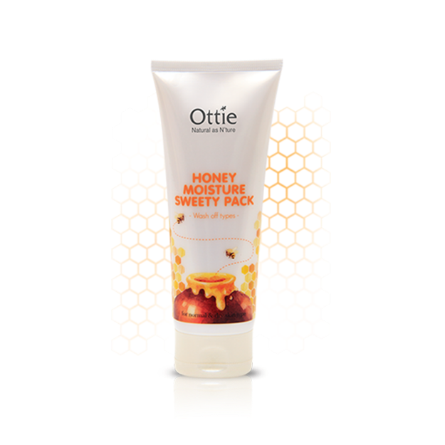 ماسک-آبرسان-عسل-اوتی-مناسب-پوست-های-معمولی-تا-خشک-۱۵۰-میلی-لیتر---Ottie-Honey-Moisture-Sweety-Pack-For-Normal-And-Dry-Skins-150-ml