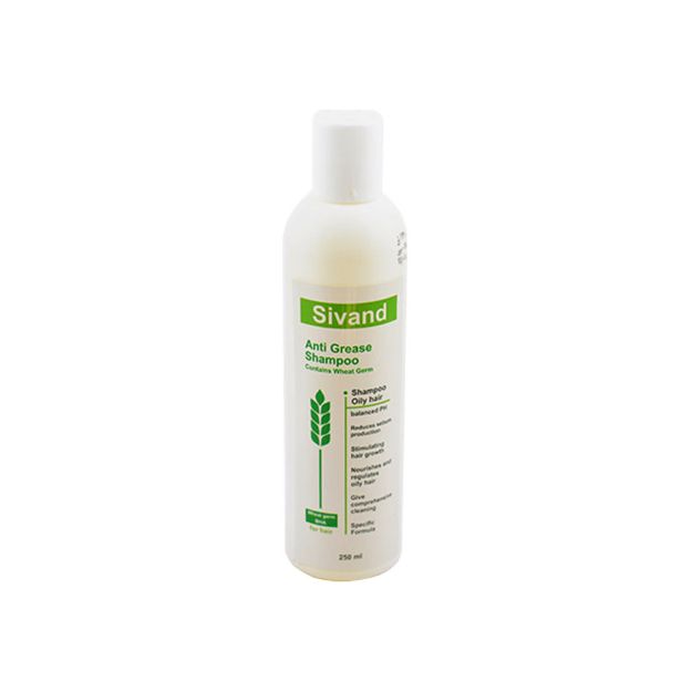 شامپو موی چرب حاوی روغن جوانه گندم سیوند ۲۵۰ میلی لیتر - Sivand Clay Shampoo For Oily Hair 250 ml