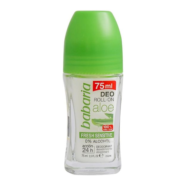 رول-ضد-تعریق-زنانه-آلوئه-ورا-فرش-باباریا-75-میلی-لیتر---Babaria-Fresh-Sensitive-Aloe-Deo-Roll-On-75-ml
