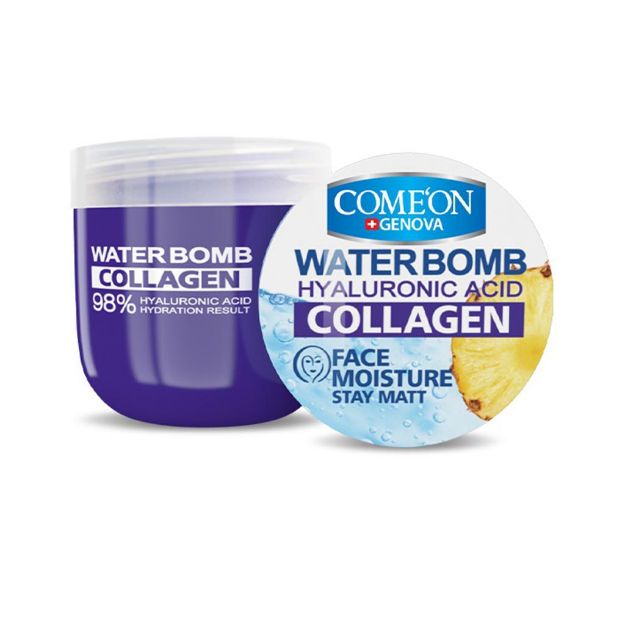 واتر-بمب-حاوی-کلاژن-و-هیالورونیک-اسید-کامان-200-میلی-لیتر---Comeon-Water-Bomb-Hydrator-with-Collagen-200-ml