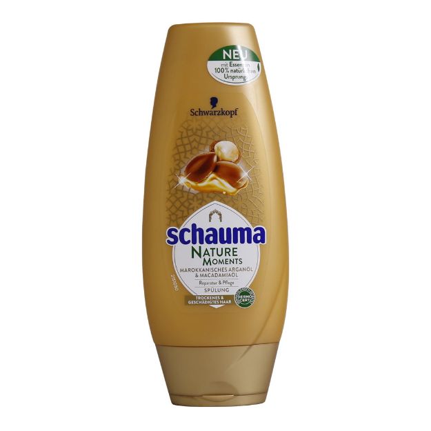 نرم-کننده-مو-شوما-حاوی-روغن-آرگان-و-فندق-250-میلی-لیتر---Schauma-Nature-Moments-Conditioner-250-ml