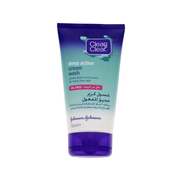 کرم-پاک-کننده-عمقی-پوست-کلین-اند-کلیر-۱۵۰-میلی-لیتر---Clean-And-Clear-Deep-Action-Cream-Wash-150-ml