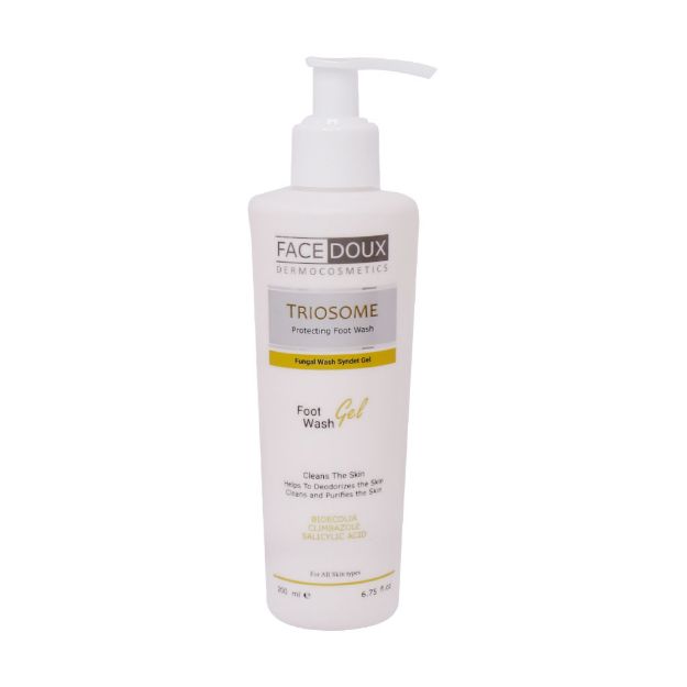 شوینده غیر صابونی تریوزوم فیس دوکس 200 میلی لیتر - Face Doux Triosome Protecting Foot Wash 200 ml