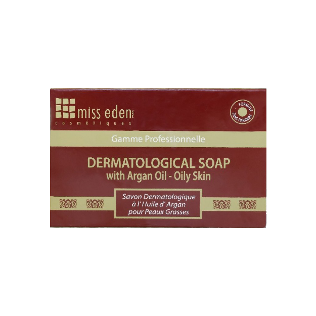 صابون-روغن-آرگان-میس-ادن-مناسب-پوست-های-چرب-۱۰۰-گرم---Miss-Eden-Dermatological-Soap-With-Argan-Oil-100-g