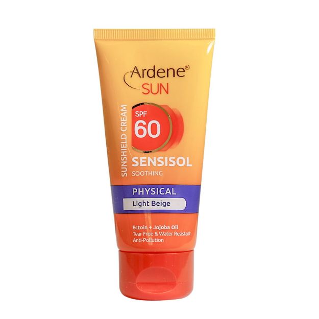 کرم-ضد-آفتاب-رنگی-SPF60-فاقد-جاذب-های-شیمیایی-آردن-مناسب-پوست-های-خشک-و-حساس-50-گرم---Ardene-Sunshield-SPF60-Cream-Sensisol-50-g