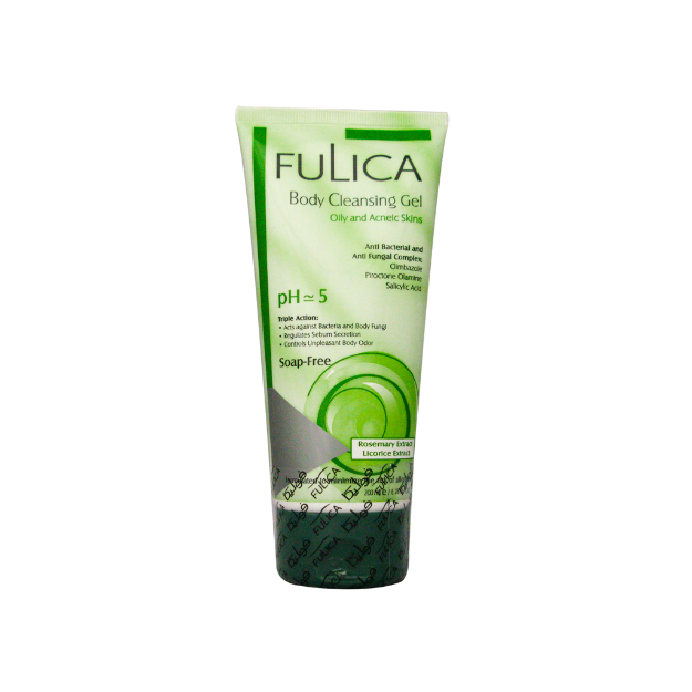 شامپو بدن پوست چرب فولیکا ۲۰۰ میلی لیتر - Fulica Body Cleansing Gel For Oily Skin 200 ml