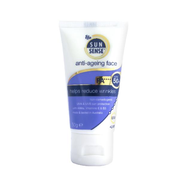 لوسیون-ضد-آفتاب-سان-سنس-آنتی-ایج-ایگو-⁺SPF50-حجم-۵۰-گرم---Ego-Sunsense-Anti-Age-Lotion-SPF50+-50-g