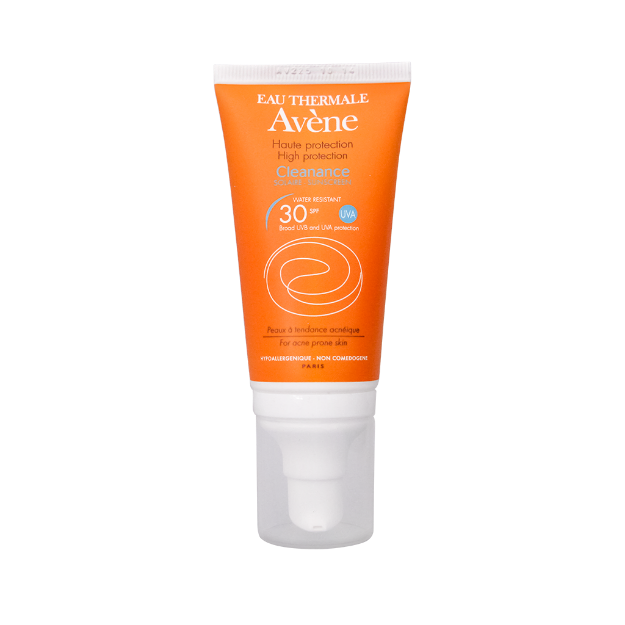 امولسیون-ضد-آفتاب-کلینانس-اون-SPF30-مناسب-پوست-های-چرب-و-دارای-جوش-۵۰-میلی-لیتر---Avene-Cleanance-Sunscreen-Emulsion-SPF30⁺-For-Oily-Skin-50-ml