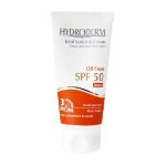 ضد-آفتاب-رنگی-فاقد-چربی-هیدرودرم-SPF50-مناسب-پوست-های-چرب-و-آکنه-دار-۵۰-میلی-لیتر---Hydroderm-Total-Sunblock-Cream-Oil-Free-Tinted-SPF50-For-Greasy-And-Acne-Prone-Skins-50-ml