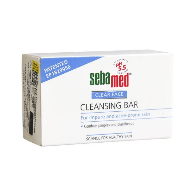 پن-ضد-جوش-سبامد-مناسب-پوست-های-مستعد-آکنه-۱۰۰-گرم---Sebamed-Cleansing-Bar-For-Acne-Prone-Skin-100-g