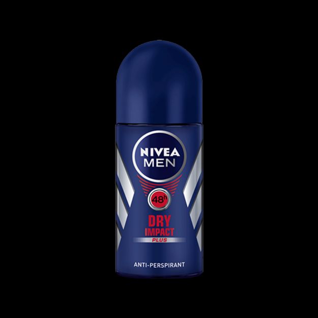 رول-ضد-تعریق-نیوآ-مدل-درای-ایمپکت-مخصوص-آقایان-۵۰-میلی-لیتر---Nivea-Dry-Impact-Roll-On-Deodorant-For-Men-50-ml