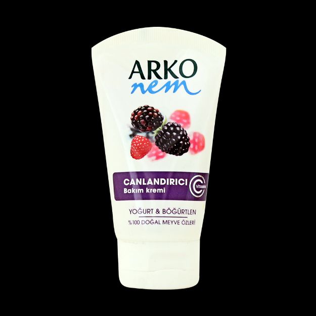 کرم-مرطوب-کننده-ماست-و-تمشک-آرکو-نم-۷۵-میلی-لیتر---Arko-Nem-Yogurt-And-Black-Berry-Moisturizing-Cream-75-ml