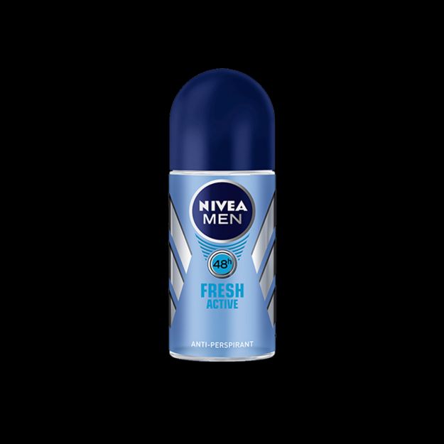 رول-ضد-تعریق-نیوآ-مدل-فرش-اکتیو-مخصوص-آقایان-۵۰-میلی-لیتر---Nivea-Fresh-Active-Roll-On-Deodorant-For-Men-50-ml