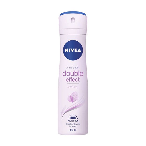 اسپری-ضد-تعریق-نیوآ-مدل-دابل-افکت-مخصوص-بانوان-۱۵۰-میلی-لیتر---Nivea-Double-Effect-Spray-For-Women-150-ml