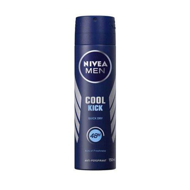 اسپری-ضد-تعریق-نیوآ-مدل-کول-کیک-مخصوص-آقایان-۱۵۰-میلی-لیتر---Nivea-Cool-Kick-Spray-For-men-150-ml