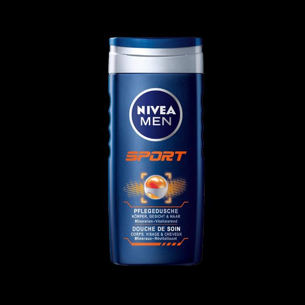 شامپو-سر-و-بدن-نیوآ-مدل-اسپرت-مخصوص-آقایان-۲۵۰-میلی-لیتر---Nivea-Cleansing-Sport-Shampoo-For-Men-250-ml