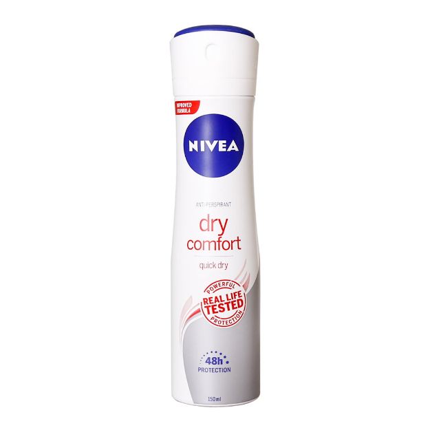 اسپری-ضد-تعریق-نیوآ-مدل-درای-کامفورت-مخصوص-بانوان-۱۵۰-میلی-لیتر---Nivea-Dry-Comfort-Spray-For-Women-150-ml