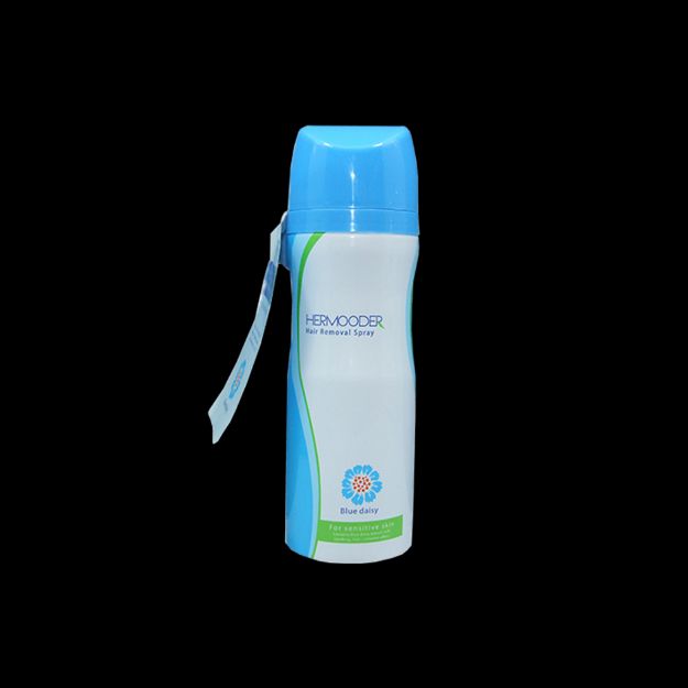 اسپری-موبر-بدن-بلودیزی-هرمودر-مناسب-پوست-های-حساس-۲۰۰-میلی-لیتر---Hermooder-Hair-Removal-Spray-Blue-Daisy-For-Sensitive-Skins-200-ml