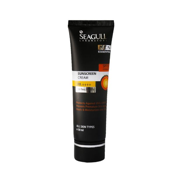 کرم ضد آفتاب آقایان سی گل SPF55 مناسب انواع پوست ۵۰ میلی لیتر - Seagull Sunscreen Cream Oil Free SPF 55 For Men 50 ml