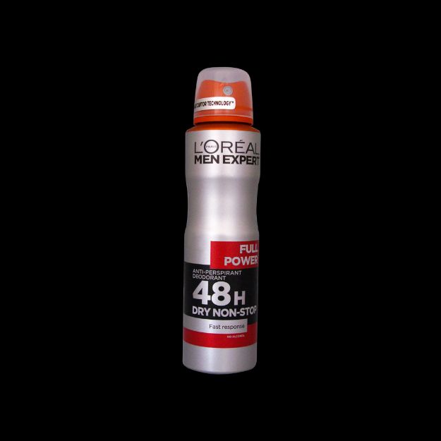 اسپری-ضد-تعریق-مردانه-لورآل-مدل-فول-پاور-۴۸-ساعته-۱۵۰-میلی-لیتر---Loreal-Men-Expert-Full-Power-Spray-48h-150-ml
