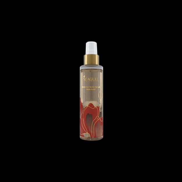 اسپری خوشبو کننده اکلیلی بدن مدل میس گلد سی گل مناسب خانم ها ۲۰۰ میلی لیتر - Seagull Shimmer Body Splash Miss Gold For Woman 200 ml
