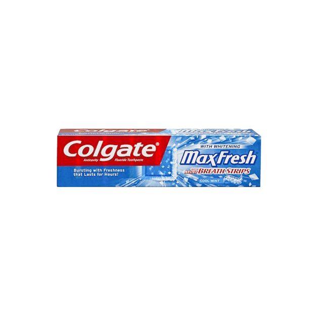 خمیر-دندان-مکس-فرش-کلگیت-با-طعم-نعنا-۱۰۰-میلی-لیتر---Colgate-MaxFresh-Whitening-With-Breath-Strips-Toothpaste-Clean-Mint-100-ml