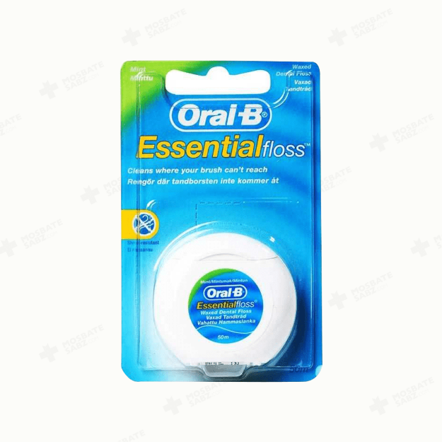 نخ دندان اسنشیال فلاس اورال بی ۵۰ متر - Oral-B Essential Floss 50 m