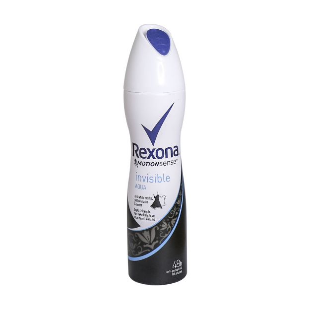 اسپری-ضد-تعریق-زنانه-رکسونا-مدل-اینویزیبل-آکوا-۱۵۰-میلی-لیتر---Rexona-Invisible-Black-And-White-Aqua-Spray-For-Women-150-ml