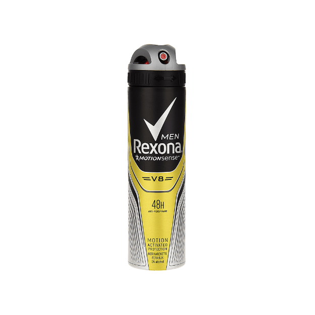 اسپری-ضد-تعریق-مردانه-رکسونا-مدل-V8-حجم-۱۵۰-میلی-لیتر---Rexona-V8-Spray-For-Men-150-ml