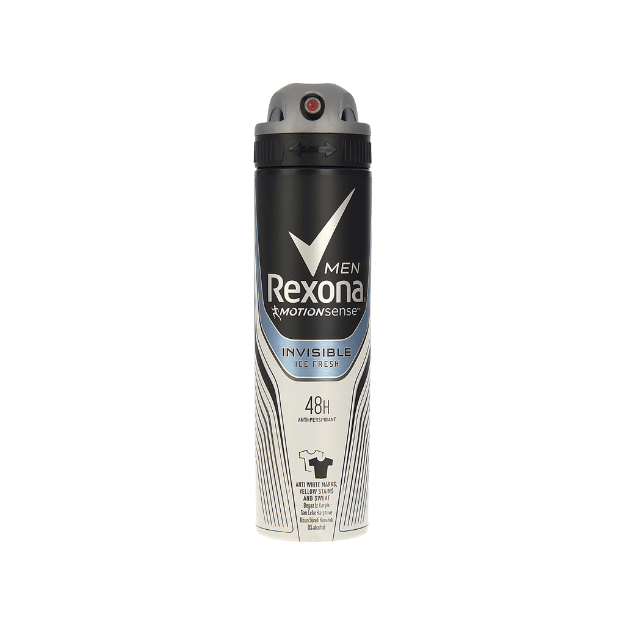 اسپری-ضد-تعریق-مردانه-رکسونا-مدل-اینویزیبل-آیس-فرش-۱۵۰-میلی-لیتر---Rexona-Invisible-Ice-Fresh-Spray-For-Men-150-ml