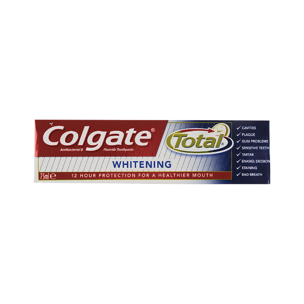 خمیر-دندان-سفید-کننده-کلگیت-با-طعم-نعنا-۷۵-میلی-لیتر---Colgate-Total-Whitening-Toothpaste-75-ml