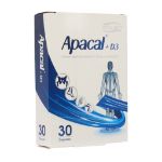 کپسول آپاکل و ویتامین D3 های هلث 30 عدد - Hi Health Apacal And Vitamin D3 30 Capsules