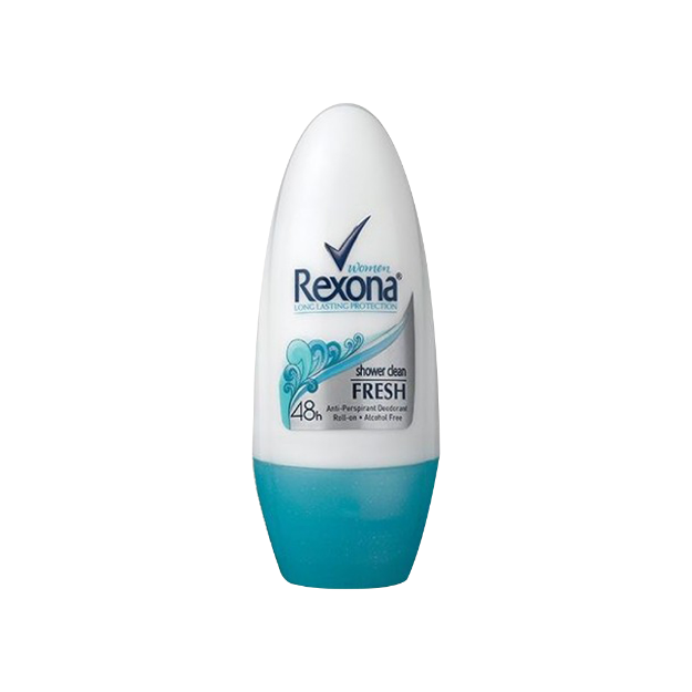 رول-ضد-تعریق-زنانه-رکسونا-مدل-شاور-کلین-فرش-۵۰-میلی-لیتر---Rexona-Shower-Clean-Fresh-Roll-On-Deodorant-For-Women-50-ml