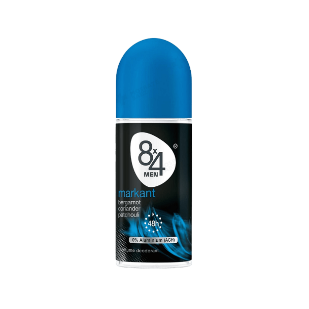 رول-ضد-تعریق-مردانه-هشت-در-چهار-مدل-مارکانت-۵۰-میلی-لیتر---8×4-Markant-For-Men-Roll-On-Deodorant-50-ml
