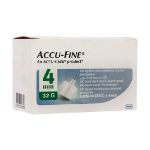 سرسوزن-قلم-انسولین-اکیوفاین-با-سوزن-4-میلی-متر-اکیوچک-100-عدد---Accu-Chek-Accu-Fine-Insulin-Pen-Needle-4-mm-100-Pcs