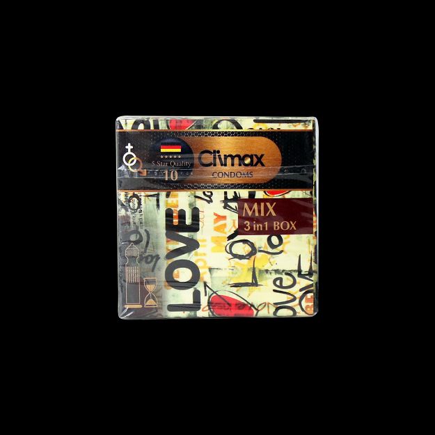 کاندوم-ساده-و-طرح-دار-کلایمکس-مدل-Mix-3X1-بسته-۳-عددی---Climax-Mix-3×1-Condoms-3-Pcs
