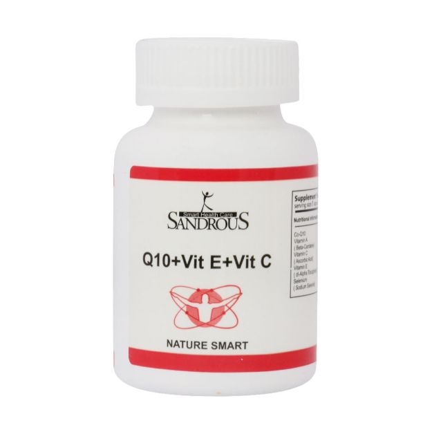 کپسول-کیوتن-ویتامین-E-و-ویتامین-C-سندروس-60-عدد---Sandrous-Q10-Vit-E-And-Vit-C-60-Caps